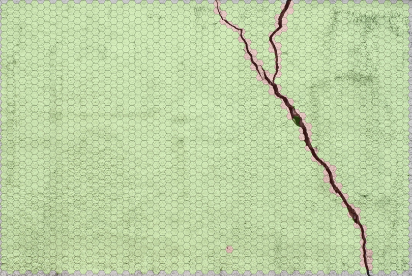 In red the cracks detected by this AI model.